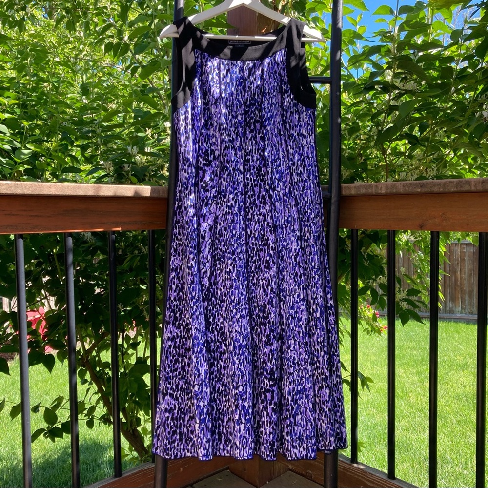 JESSICA HOWARD PURPLE MIDI SLEEVELESS DRESS SIZE 8